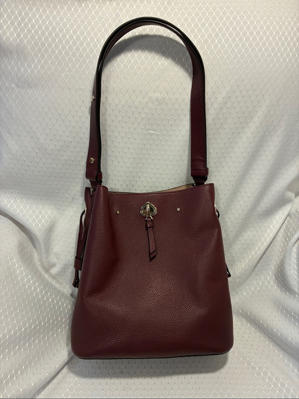 Kate Spade Large Marti Bucket Bag in Cherrywood
